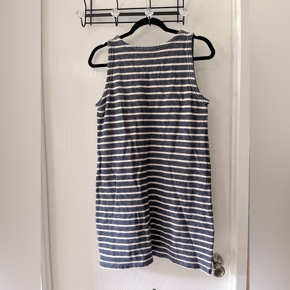 French Connection Navy and White Striped Dress - Picture 3 of 5